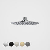 RUBANE II 200MM OR 300MM ROUND RAIN SHOWER (4 STAR) CHROME, BRUSHED BRASS, BRUSHED NICKEL, MATTE BLACK & GUNMETAL